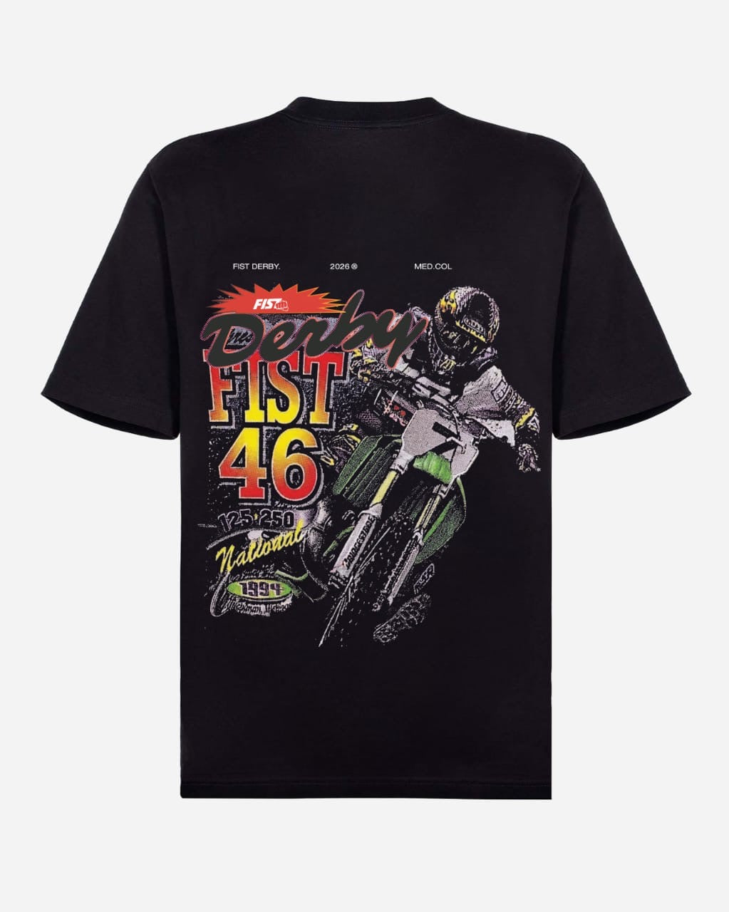 CAMISETA 125-250 NEGRA