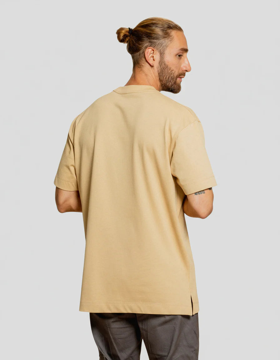 CAMISETA BÁSICA KAKI