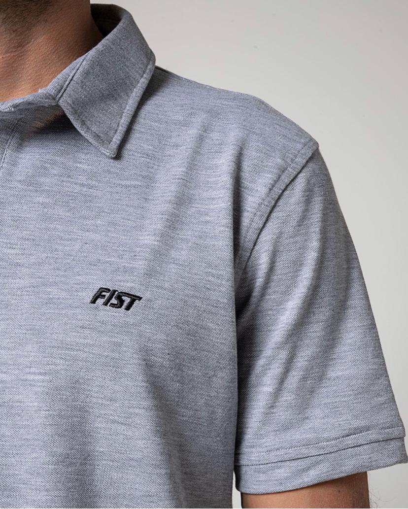 CAMISETA FIST TIPO POLO GRIS