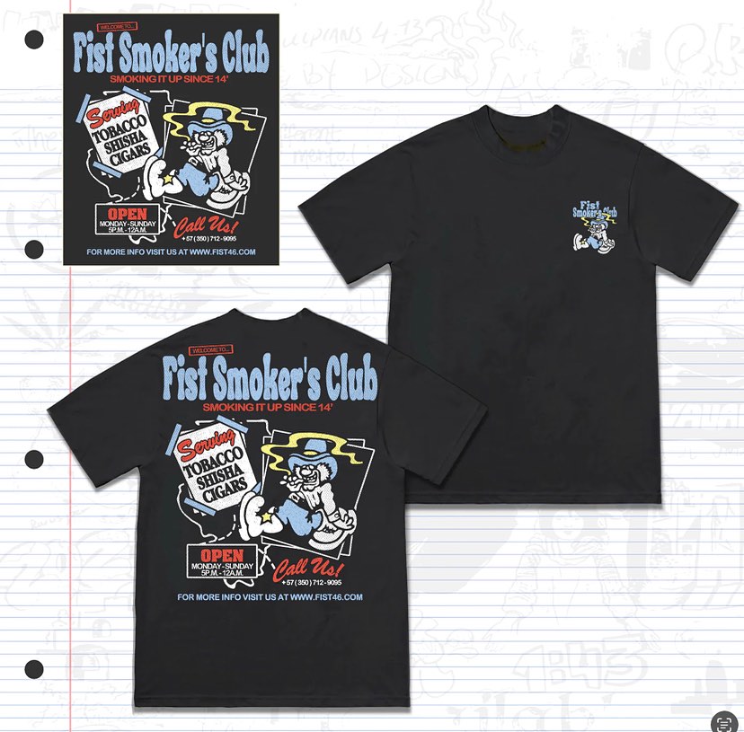 CAMISETA SMOKER´S CLUB