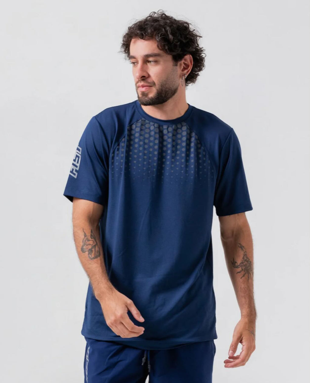 CAMISETA DEPORTIVA BOLD AZUL