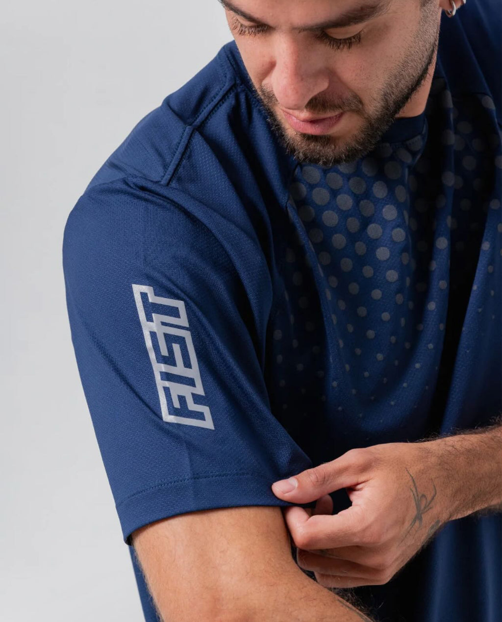 CAMISETA DEPORTIVA BOLD AZUL