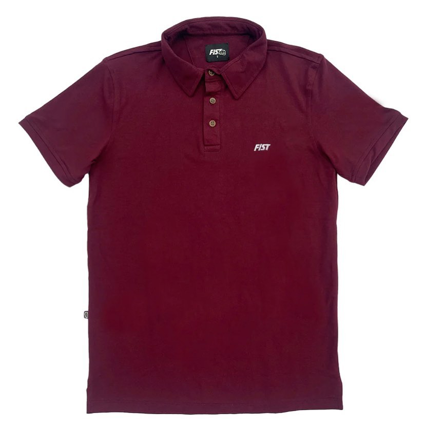 CAMISETA FIST TIPO POLO VINO