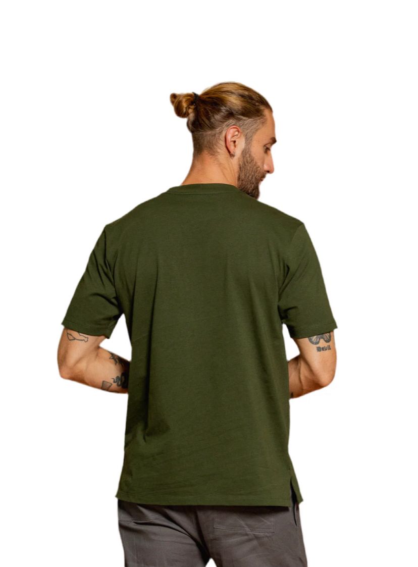 CAMAISETA BÁSICA VERDE MILITAR