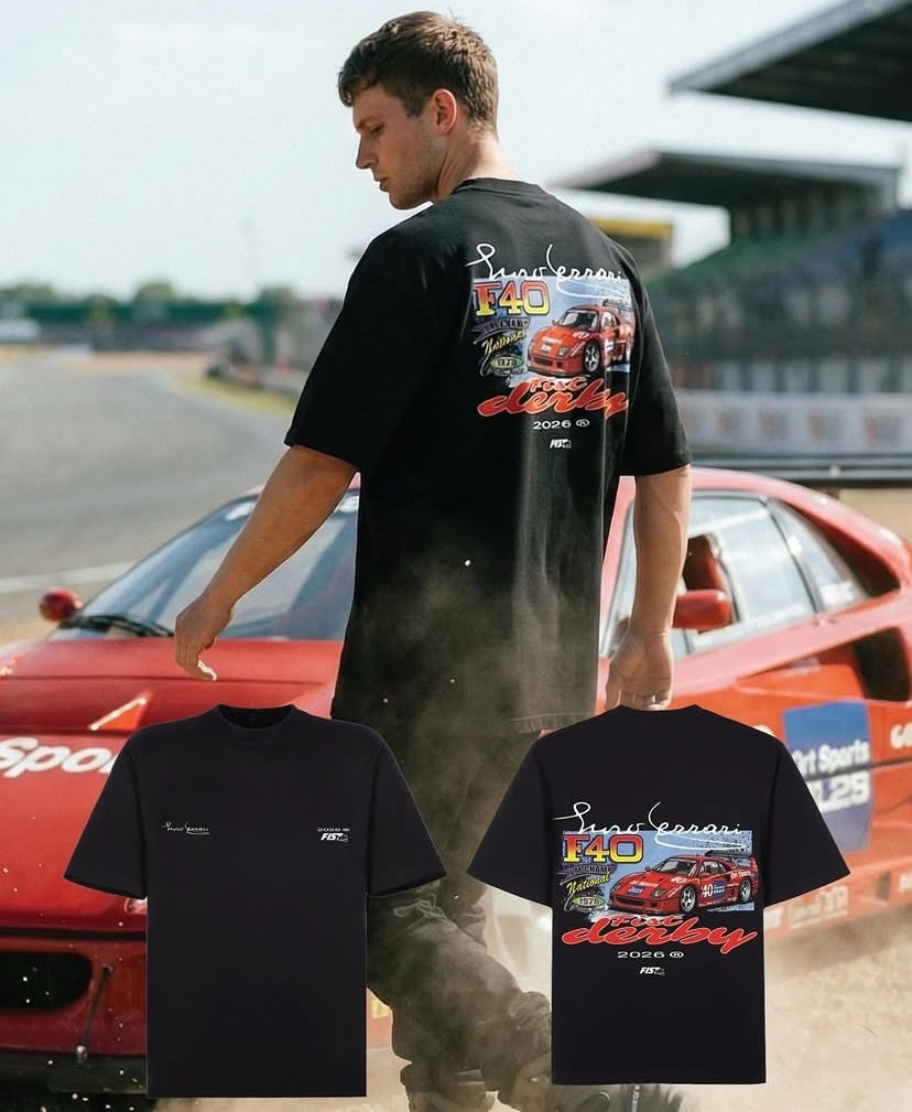 CAMISETA FIST F40 NEGRA