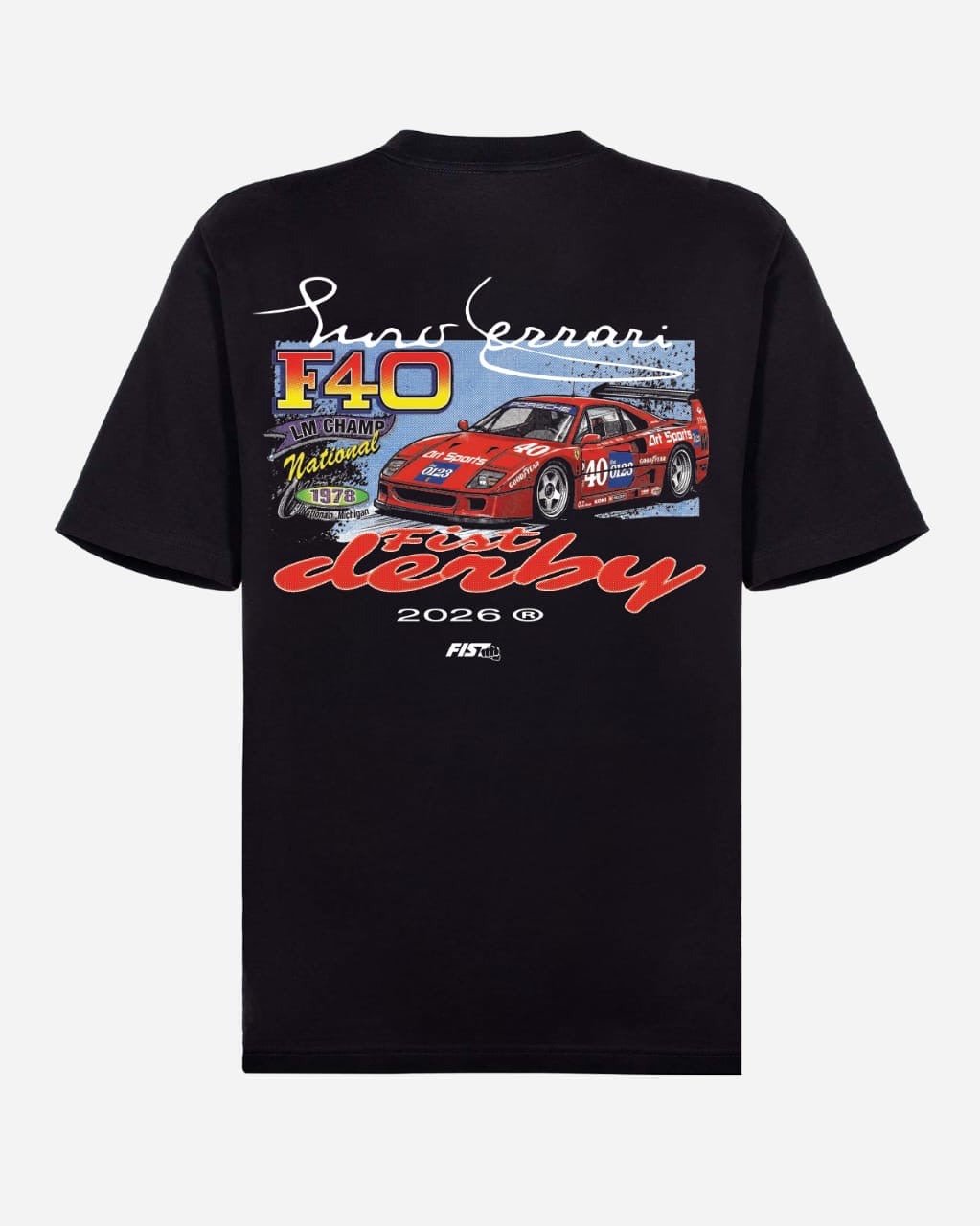 CAMISETA FIST F40 NEGRA