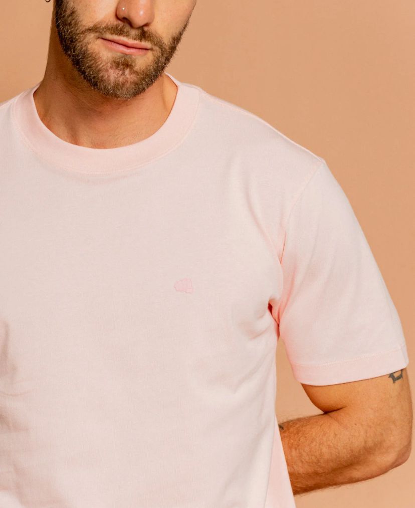 CAMISETA BÁSICA ROSADA